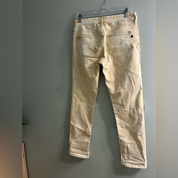 Anthropologie Pilcro The Slim Boyfriend yellow jeans - Picture 3 of 10